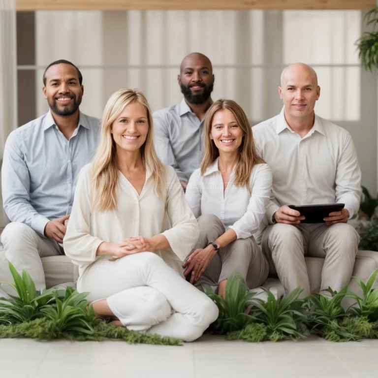 مجموعة قادة في حوار تنموي